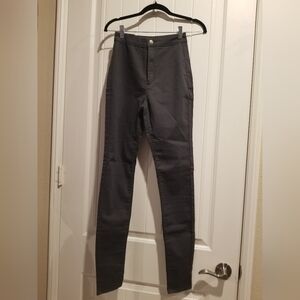 Charcoal Denim Skinnies
